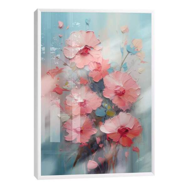 Quadro Decorativo Abstrato Primavera Doce 1 - Elegncia e Modernidade para Sua Decorao