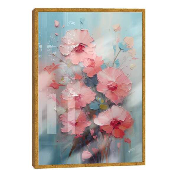 Quadro Decorativo Abstrato Primavera Doce 1 - Elegncia e Modernidade para Sua Decorao