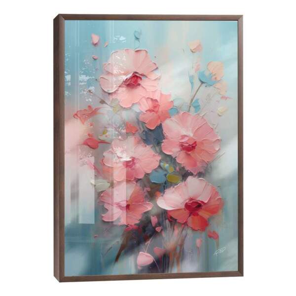 Quadro Decorativo Abstrato Primavera Doce 1 - Elegncia e Modernidade para Sua Decorao