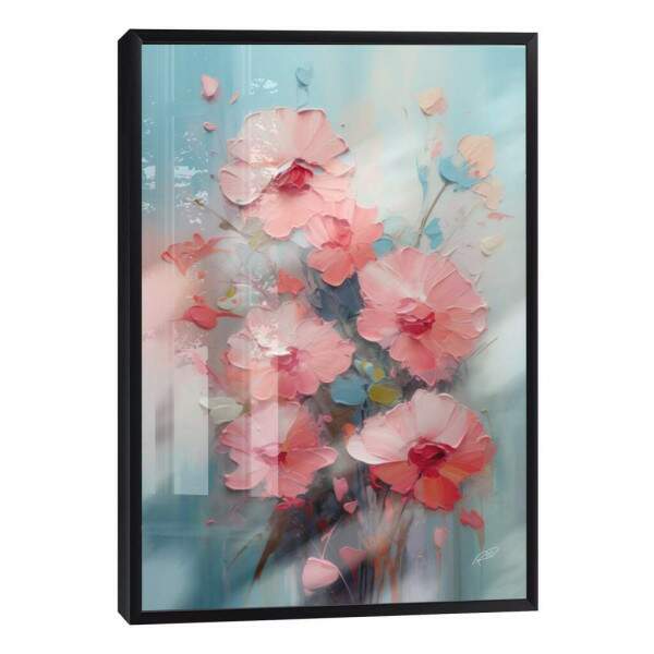 Quadro Decorativo Abstrato Primavera Doce 1 - Elegncia e Modernidade para Sua Decorao