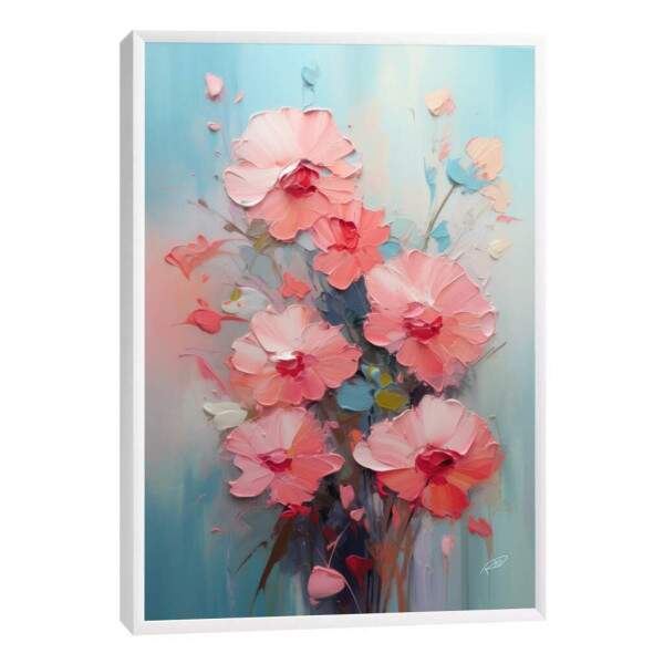 Quadro Decorativo Abstrato Primavera Doce 1 - Elegncia e Modernidade para Sua Decorao