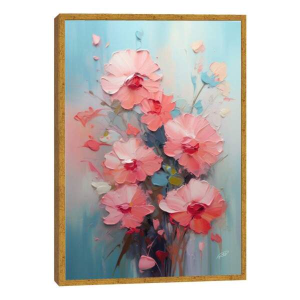 Quadro Decorativo Abstrato Primavera Doce 1 - Elegncia e Modernidade para Sua Decorao
