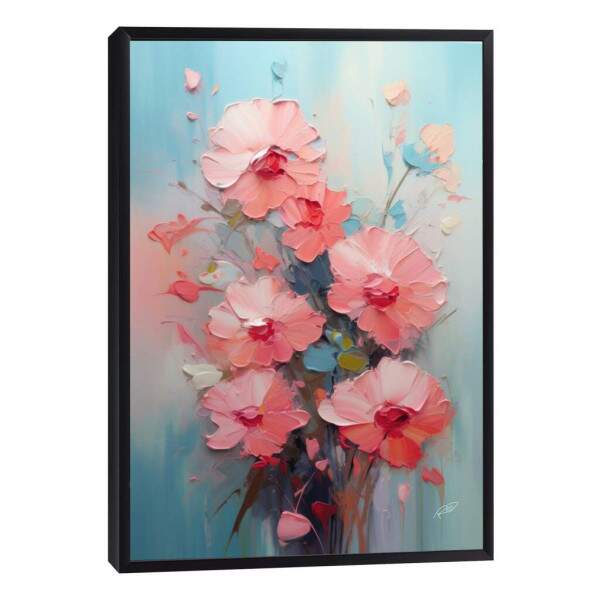 Quadro Decorativo Abstrato Primavera Doce 1 - Elegncia e Modernidade para Sua Decorao