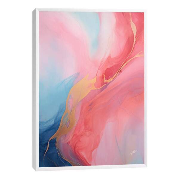 Quadro Decorativo Abstrato Primavera Doce - Elegncia e Sofisticao para seu Ambiente