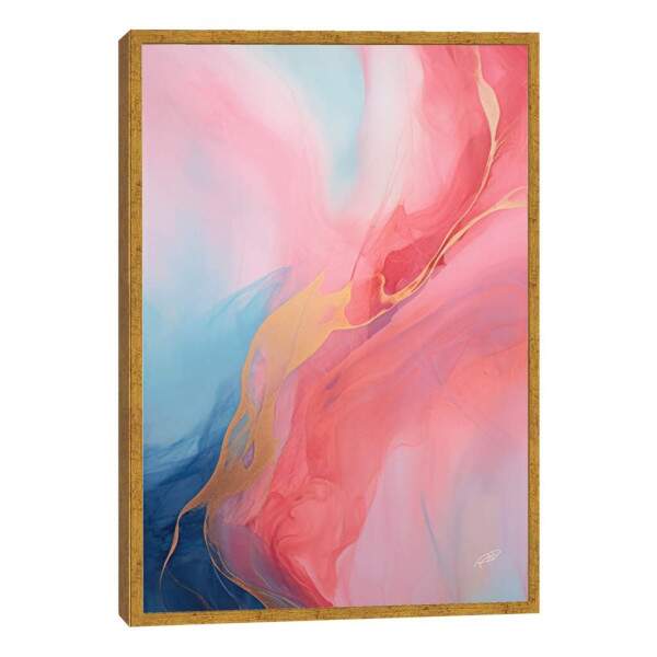 Quadro Decorativo Abstrato Primavera Doce - Elegncia e Sofisticao para seu Ambiente