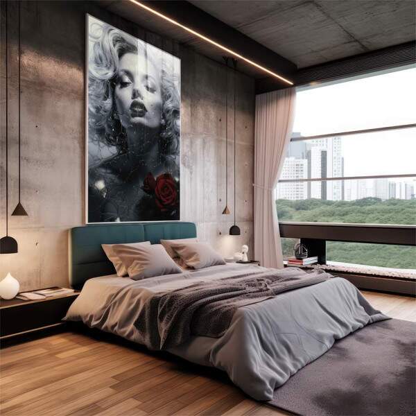 Quadro Decorativo Marilyn 07 - Elegncia e Estilo para Sua Parede