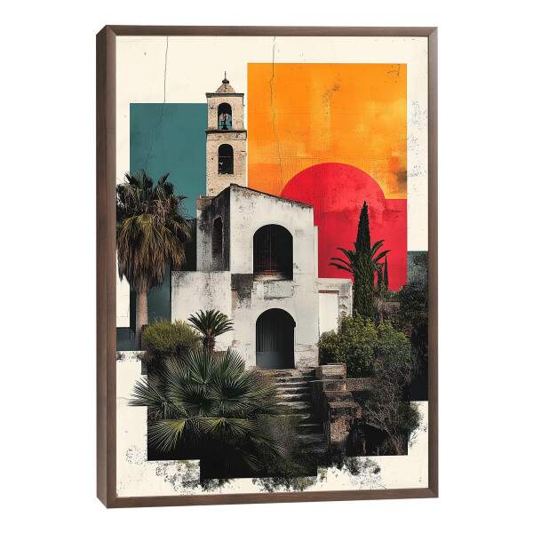 Quadro Decorativo Abstrato da Cidade