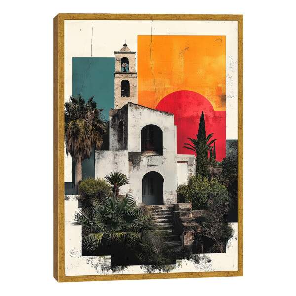 Quadro Decorativo Abstrato da Cidade
