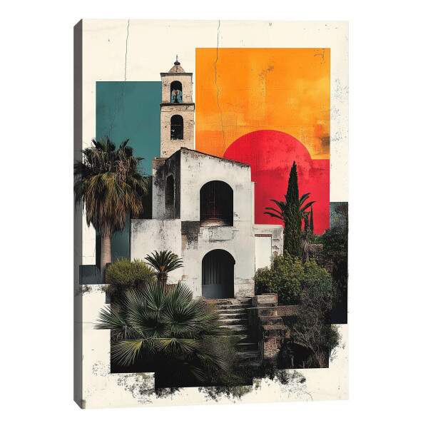 Quadro Decorativo Abstrato da Cidade