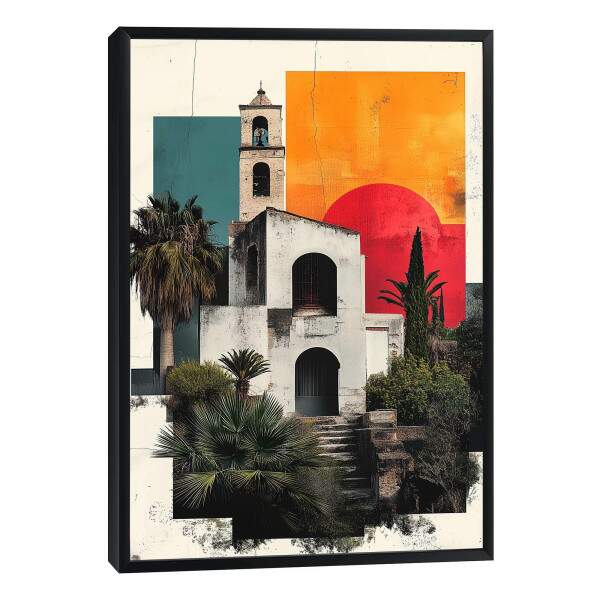 Quadro Decorativo Abstrato da Cidade