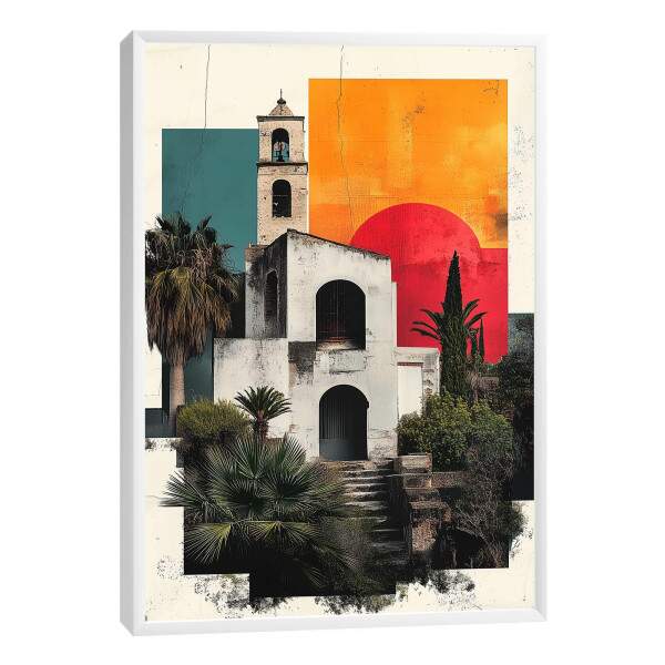 Quadro Decorativo Abstrato da Cidade