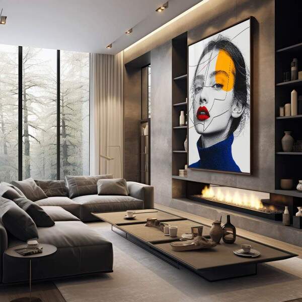 Quadro Decorativo A Beleza Feminina em Detalhes