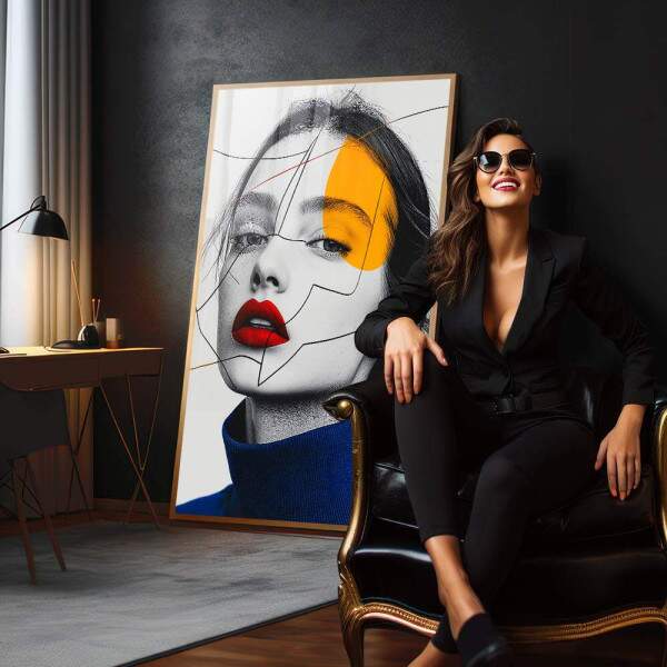 Quadro Decorativo A Beleza Feminina em Detalhes