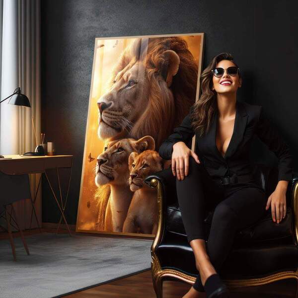 Quadro Decorativo Lees Profundidade da Famlia