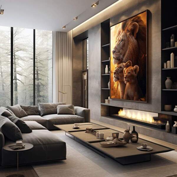 Quadro Decorativo Lees Profundidade da Famlia