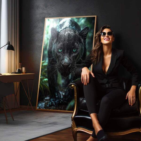 Quadro Decorativo Jagua ? A Elegncia da Natureza em Sua Parede