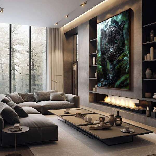 Quadro Decorativo Jagua ? A Elegncia da Natureza em Sua Parede