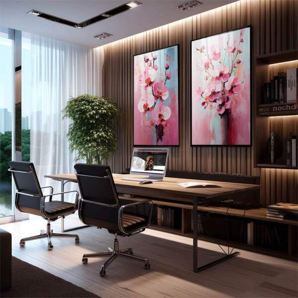 Quadro Decorativo Flores de Orqudeas - Elegncia e Serenidade em sua Parede