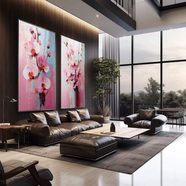 Quadro Decorativo Flores de Orqudeas - Elegncia e Serenidade em sua Parede
