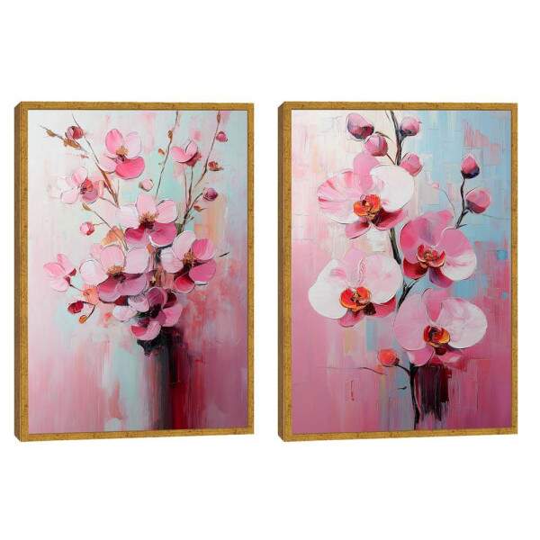 Quadro Decorativo Flores de Orqudeas - Elegncia e Serenidade em sua Parede