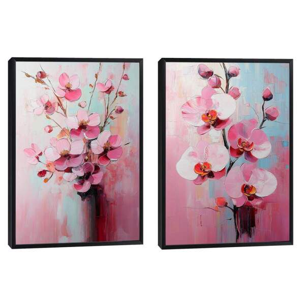 Quadro Decorativo Flores de Orqudeas - Elegncia e Serenidade em sua Parede