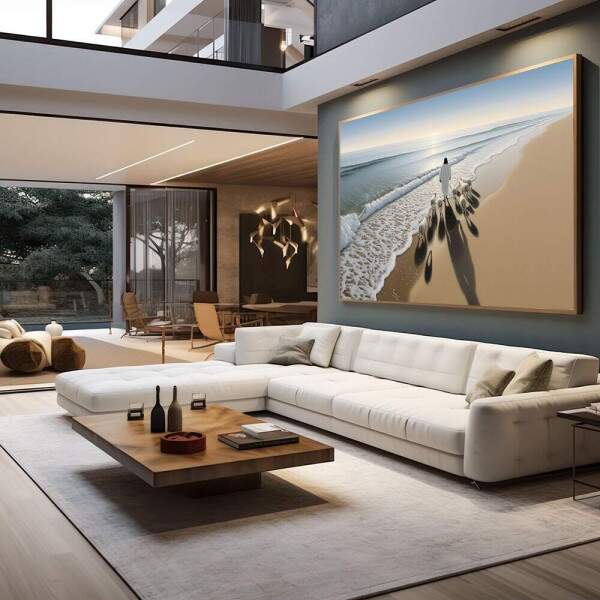 Harmonia  Beira do Mar - Quadro Decorativo