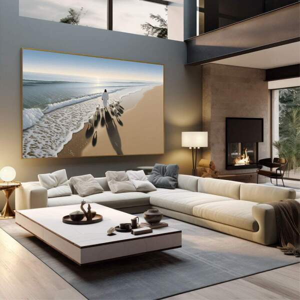 Harmonia  Beira do Mar - Quadro Decorativo