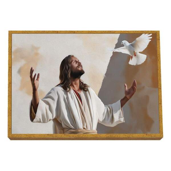 Quadro Espiritual de Serenidade e Acolhimento