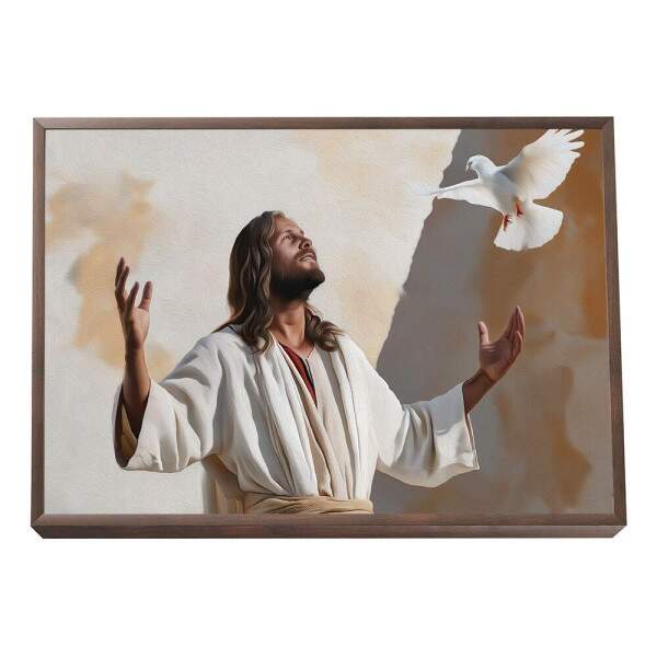 Quadro Espiritual de Serenidade e Acolhimento