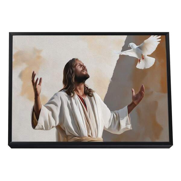 Quadro Espiritual de Serenidade e Acolhimento