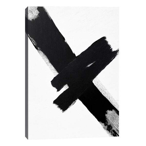 Abstrato de Ousadia em Preto e Branco