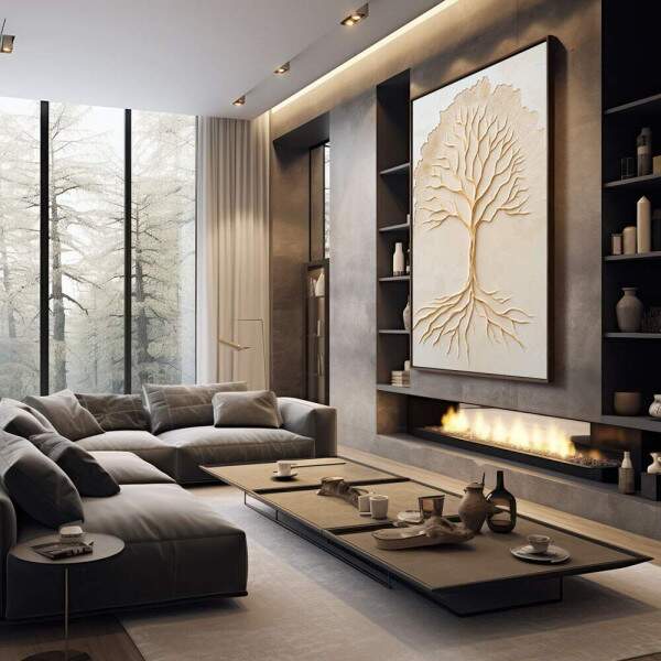 Quadro Decorativo Minimalista da Serenidade