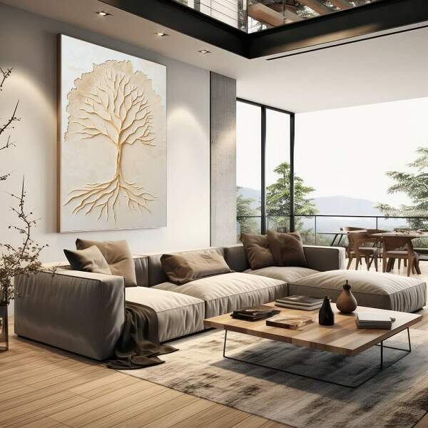 Quadro Decorativo Minimalista da Serenidade