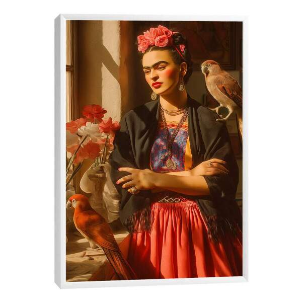 Quadro Decorativo - Frida Kahlo A Essncia da Emoo
