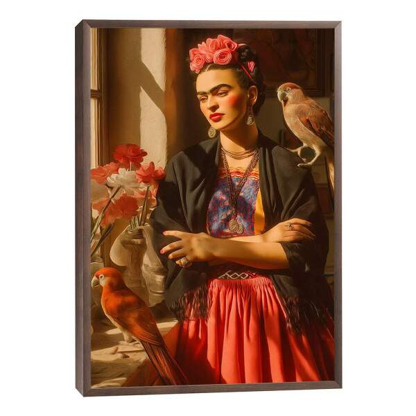 Quadro Decorativo - Frida Kahlo A Essncia da Emoo