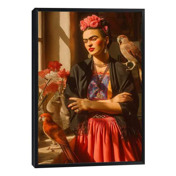 Quadro Decorativo - Frida Kahlo A Essncia da Emoo