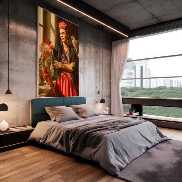 Quadro Decorativo - Frida Kahlo A Essncia da Emoo