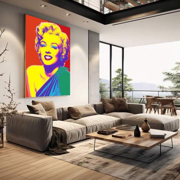 Quadro Decorativo - Marilyn Monroe Pop Arte
