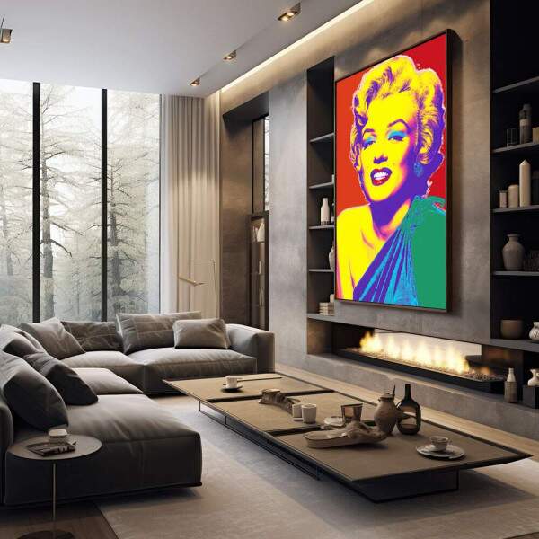 Quadro Decorativo - Marilyn Monroe Pop Arte