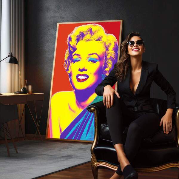 Quadro Decorativo - Marilyn Monroe Pop Arte