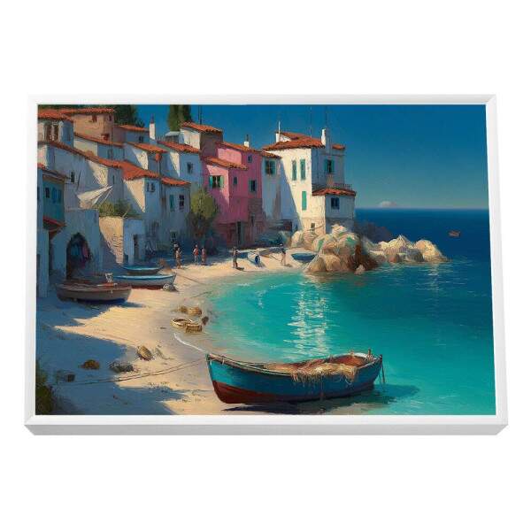 Quadro Decorativo Serenidade na Costa Mar