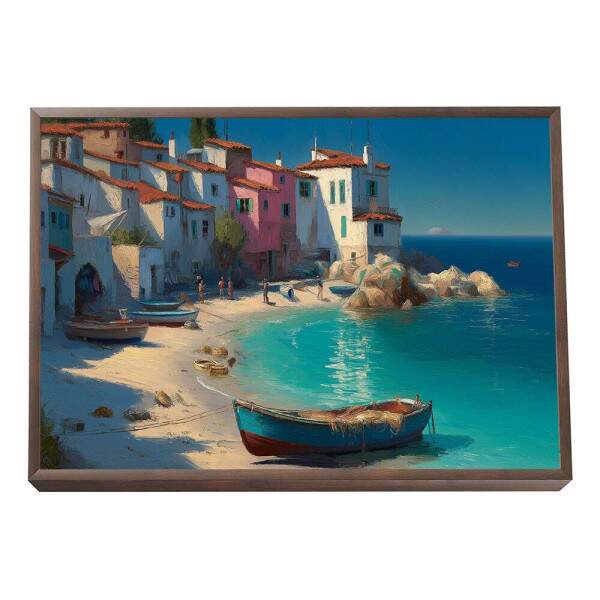 Quadro Decorativo Serenidade na Costa Mar