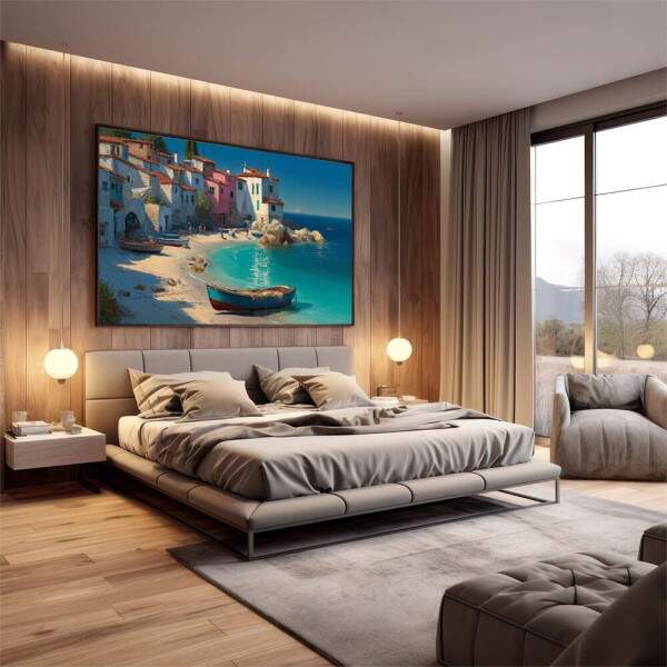 Quadro Decorativo Serenidade na Costa Mar