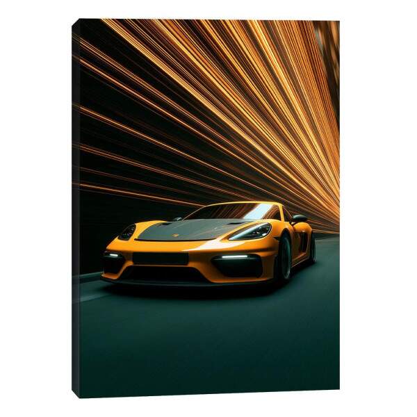 Quadro Decorativo Carro Adrenalina em Movimento