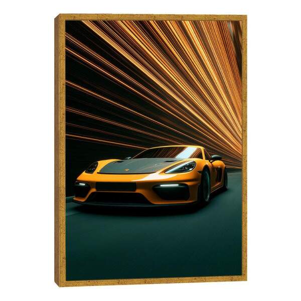 Quadro Decorativo Carro Adrenalina em Movimento