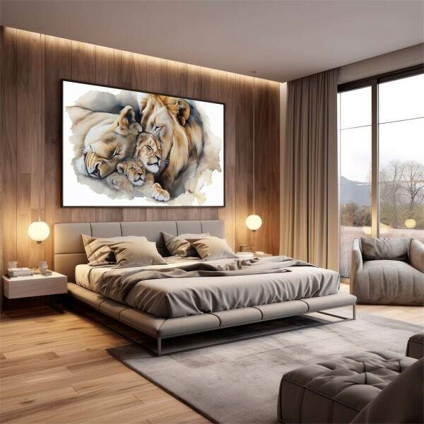 Quadro Decorativo Lees Amor e Proteo