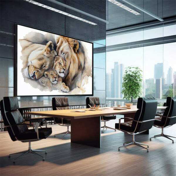 Quadro Decorativo Lees Amor e Proteo