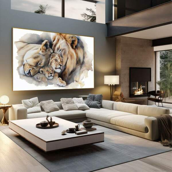 Quadro Decorativo Lees Amor e Proteo