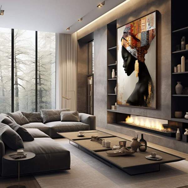 Quadro Decorativo Fora e Cultura Feminina