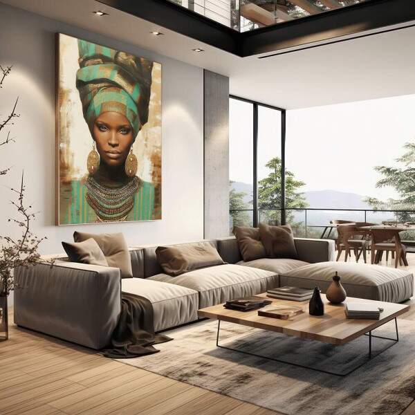 Quadro Decorativo Feminino Empoderado em Cores